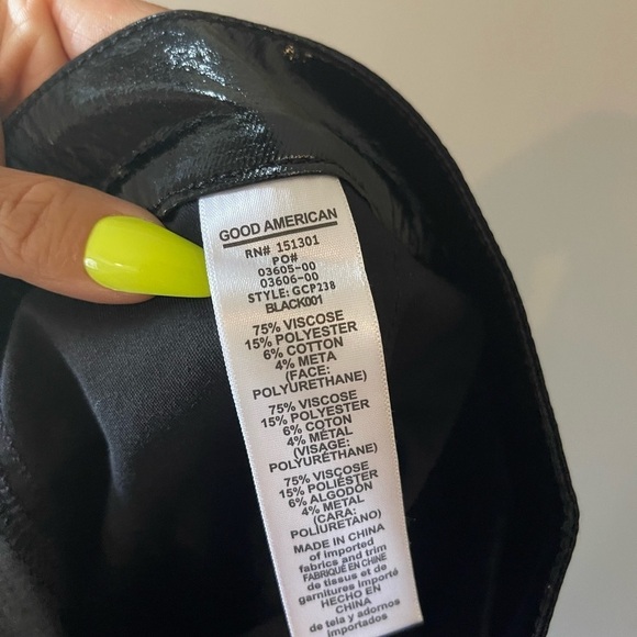 NWT Good American Paper Cargo Pants - Picture 7 of 9